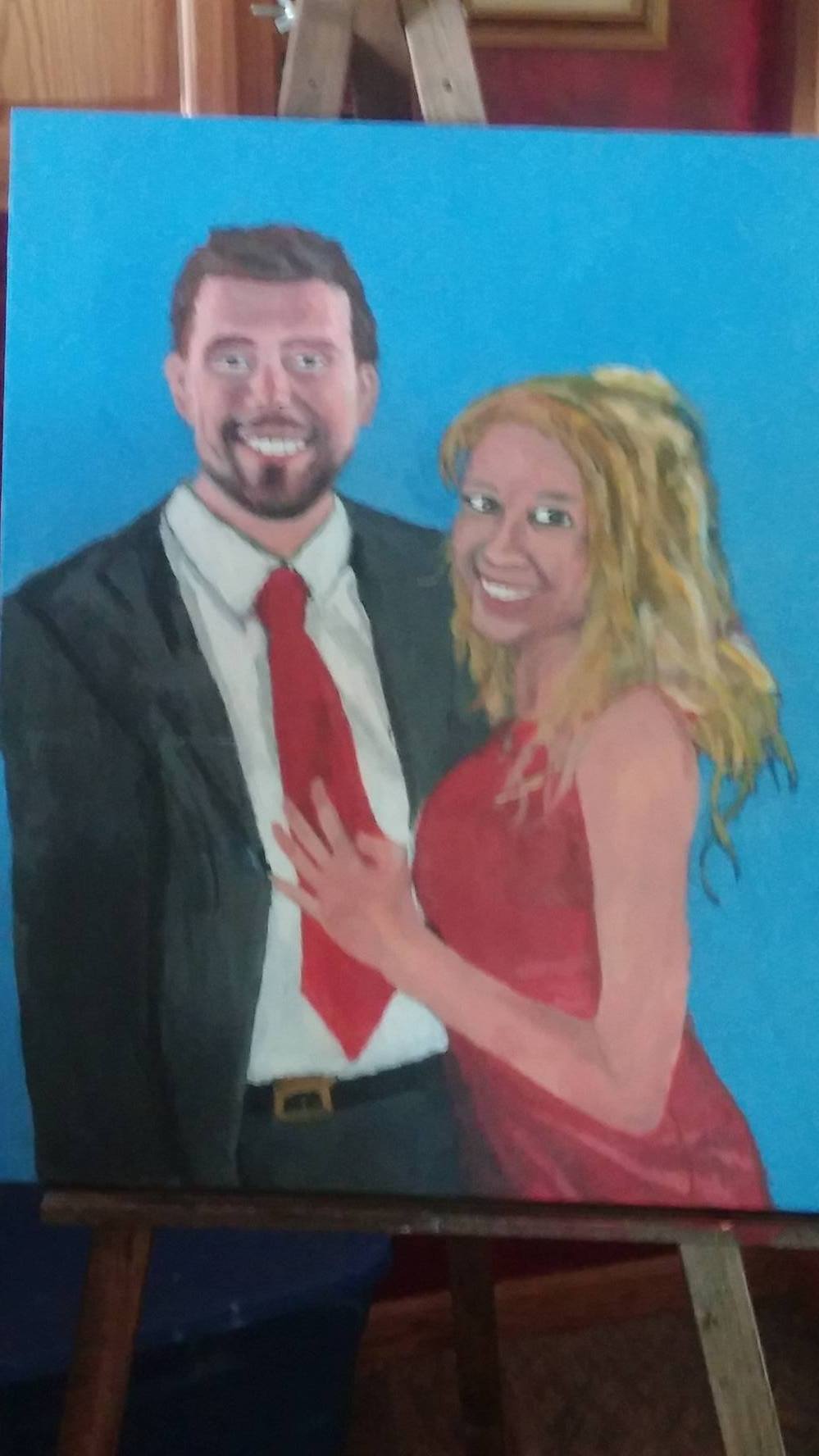 Portrait — oil painting