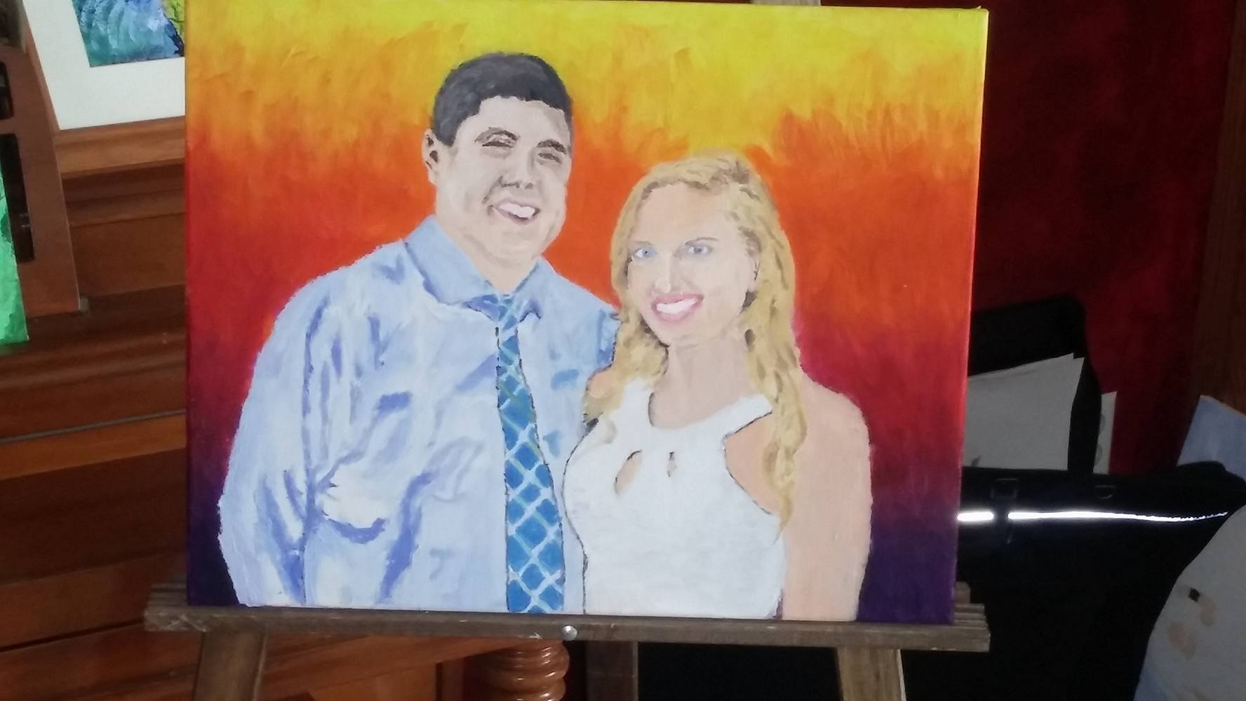 Portrait — oil painting